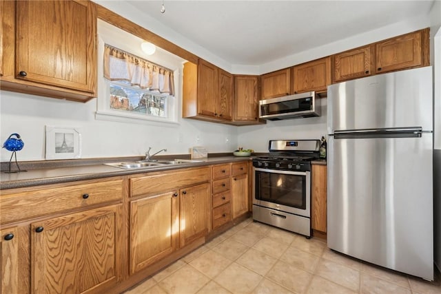 kitchen featuring sink and stainless steel appliances