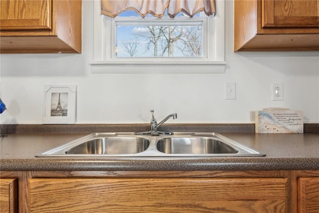 kitchen featuring sink