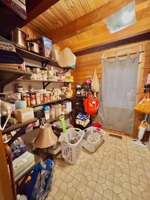 view of storage room