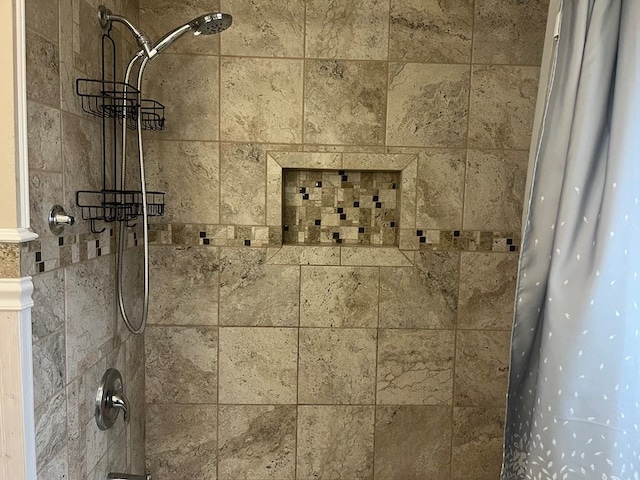 bathroom with walk in shower