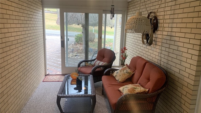 sunroom / solarium with a wealth of natural light