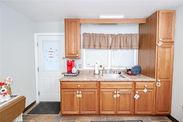 kitchen featuring sink