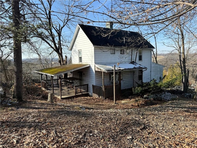 view of home's exterior