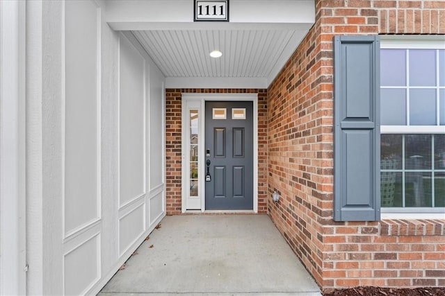 1111 Forest Oaks Dr, Center Twp, PA 16001 - doorway to property with brick siding