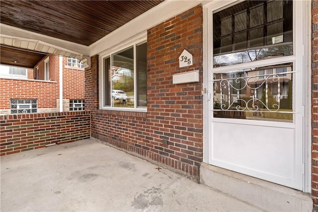 view of entrance to property