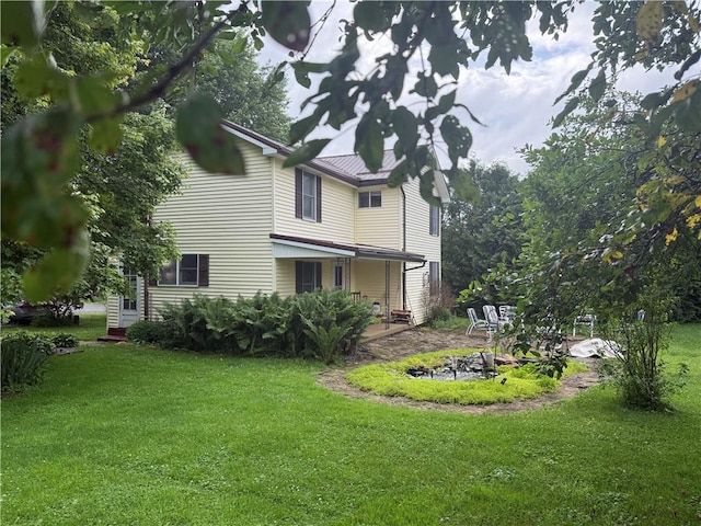 230 Gastown Rd, Plumcreek Twp, PA 15774 - view of property exterior featuring a lawn