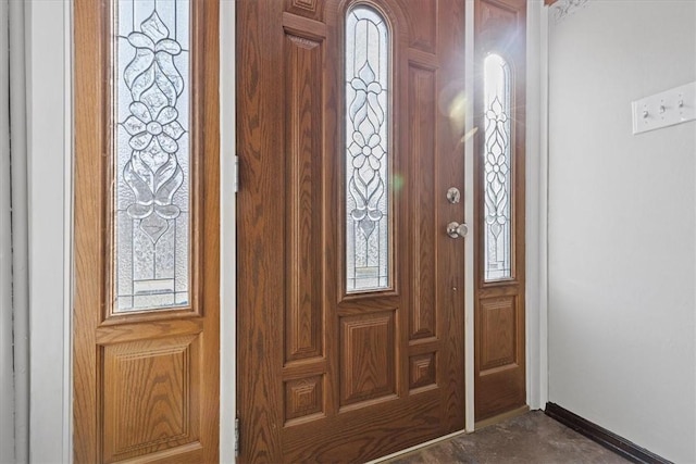 entryway featuring a wealth of natural light