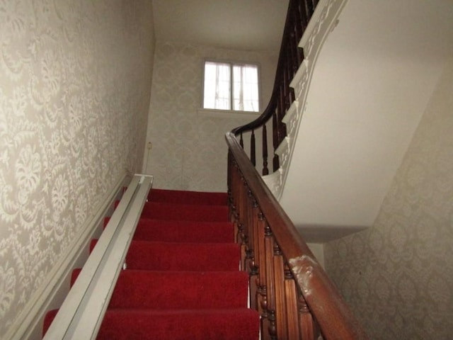 view of staircase