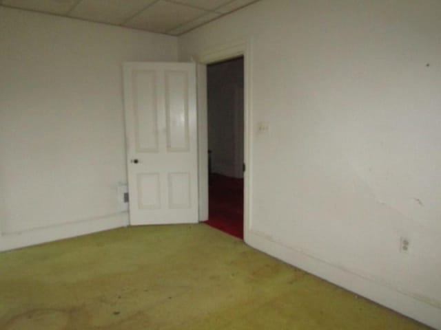 unfurnished room with carpet