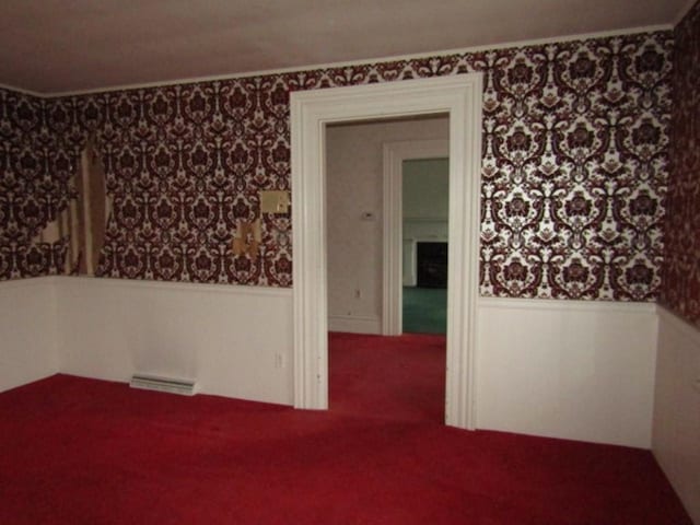 view of spare room