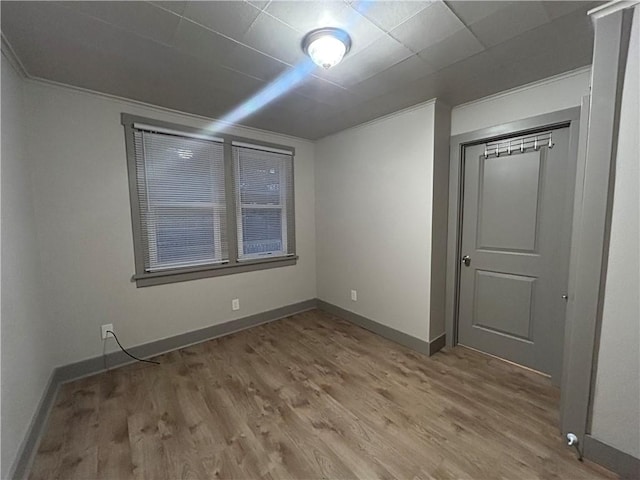 interior space featuring hardwood / wood-style flooring