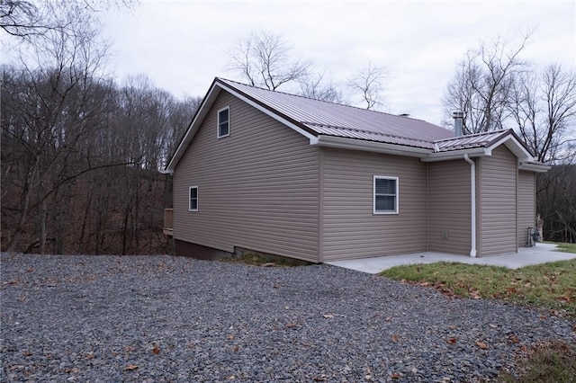 view of home's exterior