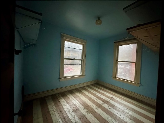 bonus room featuring wood-type flooring