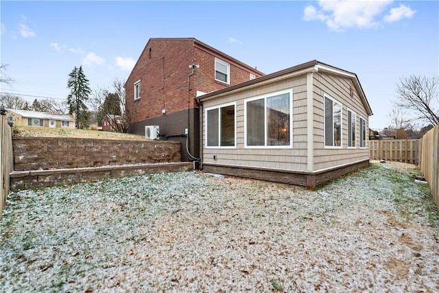 view of rear view of property