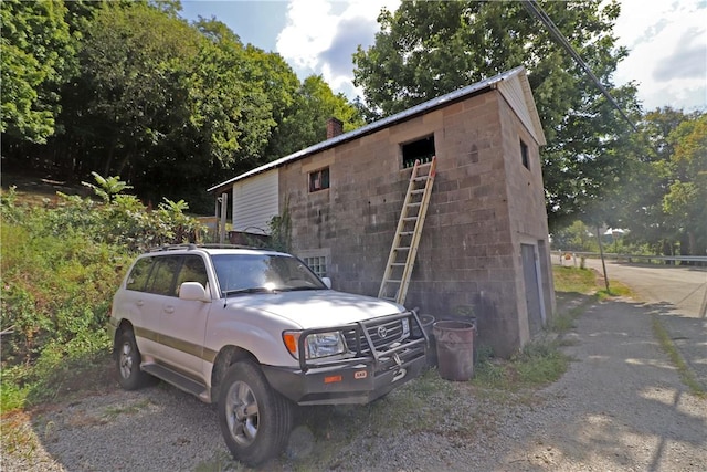 view of side of property