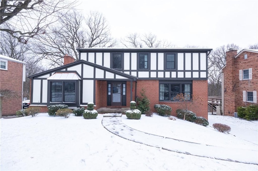 view of tudor home