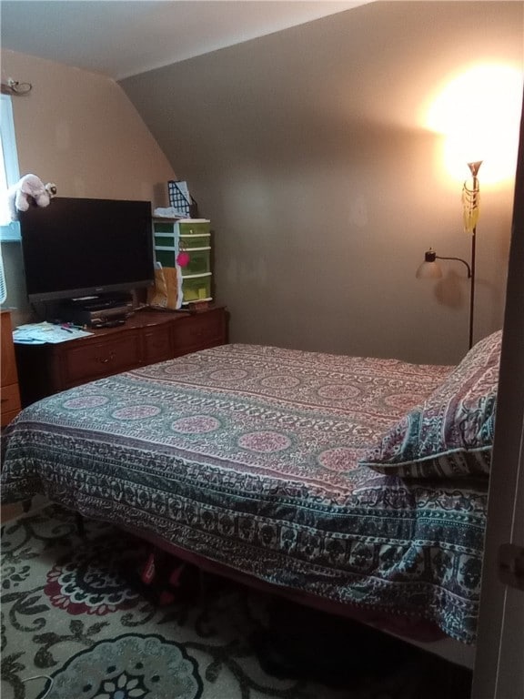 528 Longfellow St, Vandergrift Wml, PA 15690 - bedroom with vaulted ceiling