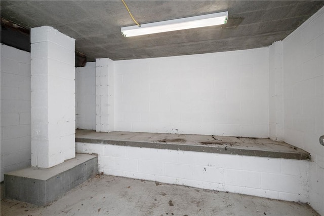 view of basement