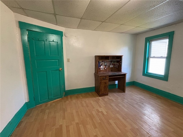 interior space featuring light hardwood / wood-style flooring