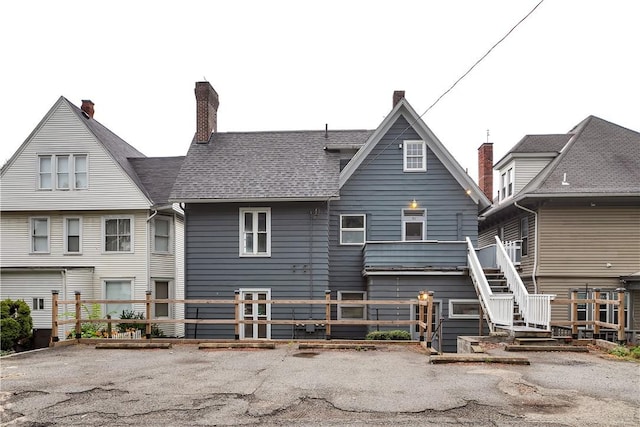 view of rear view of house