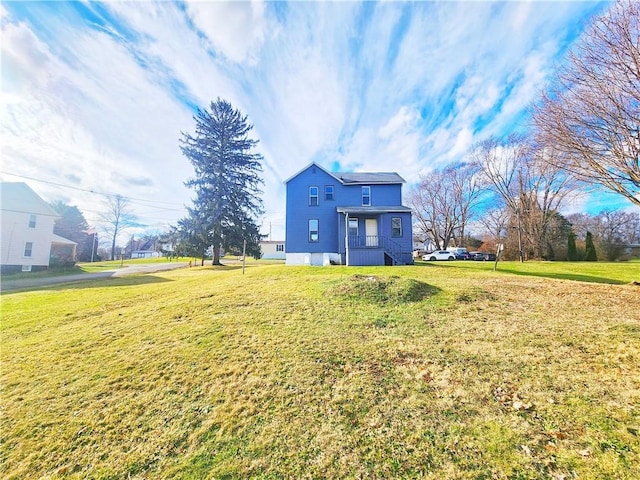 2013 S Jefferson St, Shenango Twp Law, PA 16102 - back of house with a lawn
