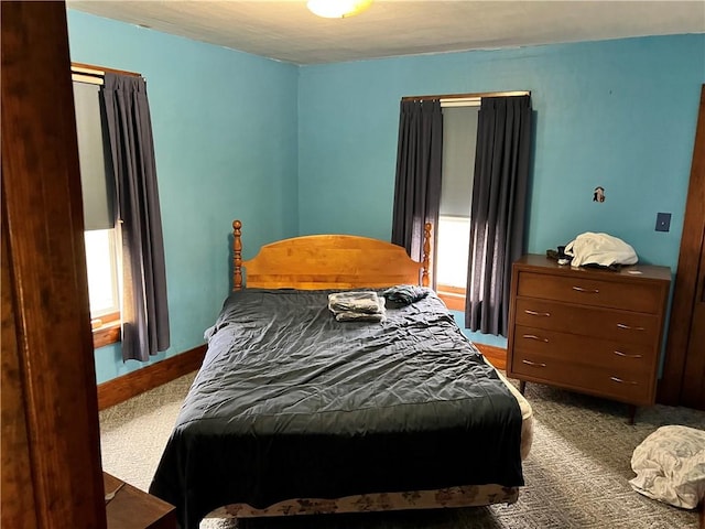 bedroom featuring carpet flooring