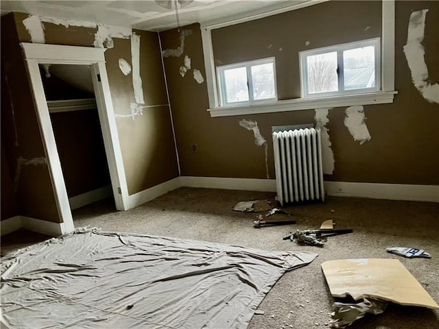 miscellaneous room featuring radiator