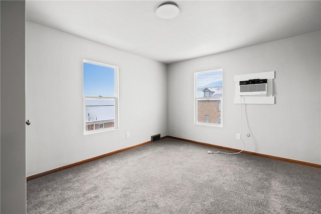 carpeted spare room with a wealth of natural light