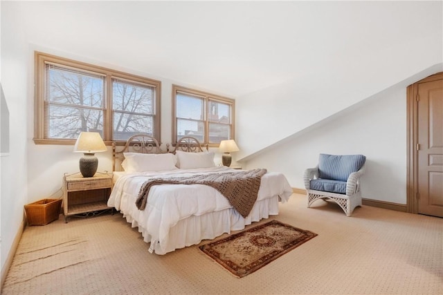 bedroom featuring carpet floors