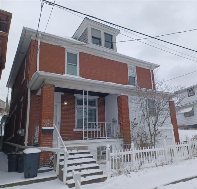 view of front facade with a porch