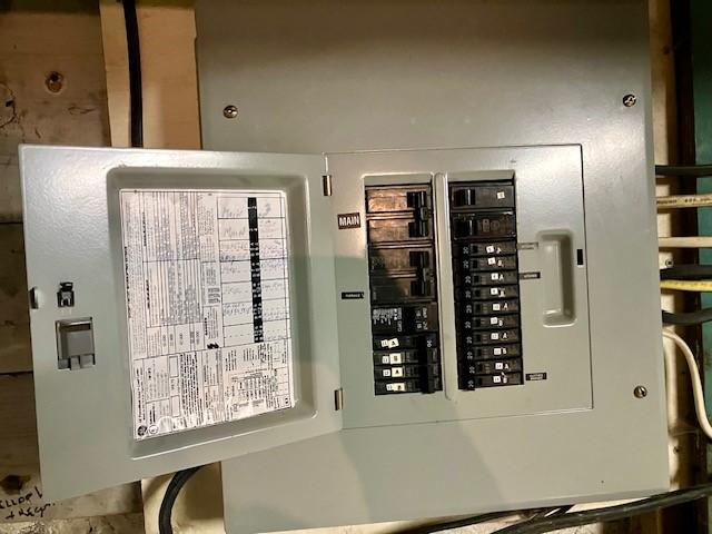 utilities with electric panel