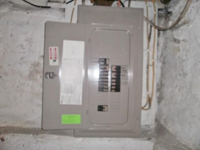 utility room with electric panel