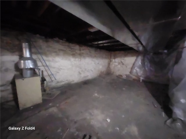 view of basement