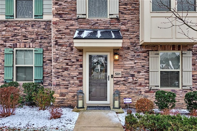 view of entrance to property