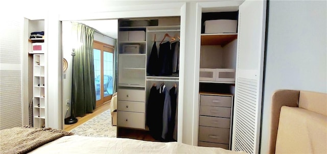 view of closet