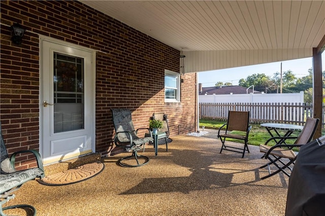 view of patio