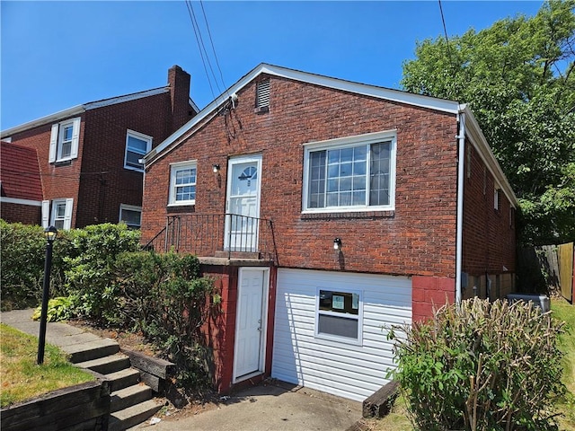 view of rear view of property