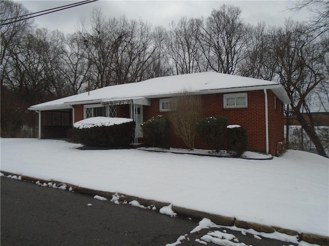 view of front of property