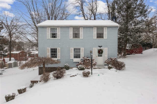 view of front of home