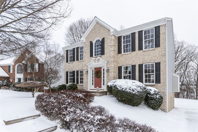 view of colonial inspired home