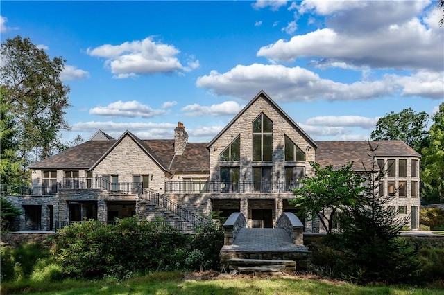 view of back of property