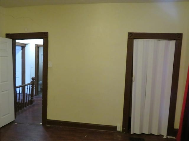 view of spare room