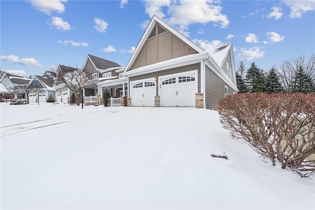 view of craftsman inspired home