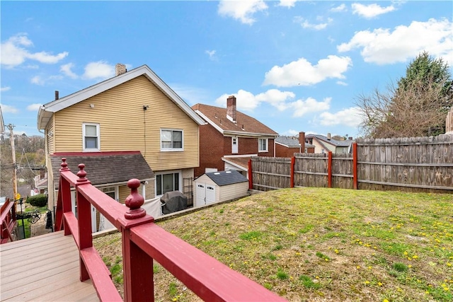 1405 Bellaire Pl, Brookline, PA 15226 - back of house with a wooden deck