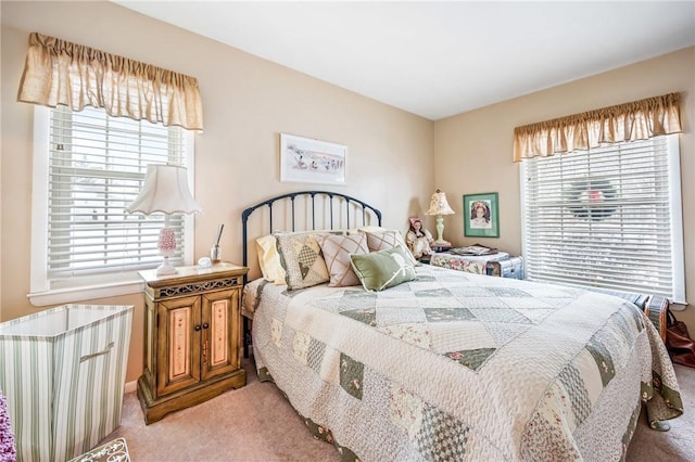 bedroom featuring carpet floors