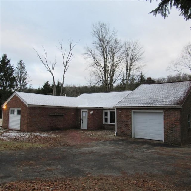 ranch-style house with a garage