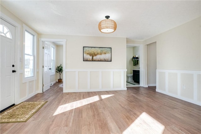 entryway featuring light wood-type flooring