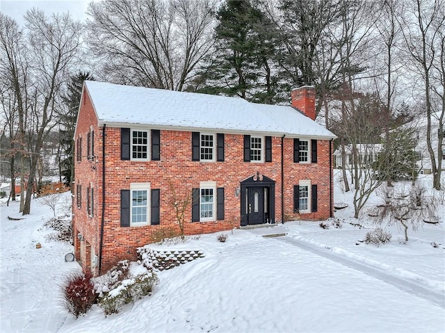 view of colonial house