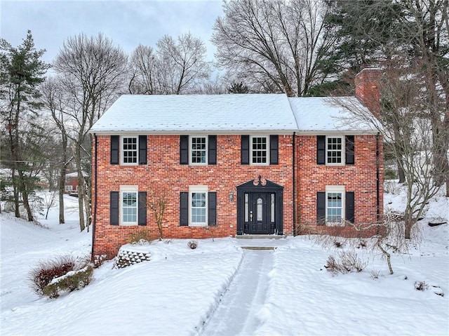 view of colonial inspired home