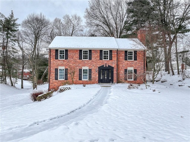 view of colonial house